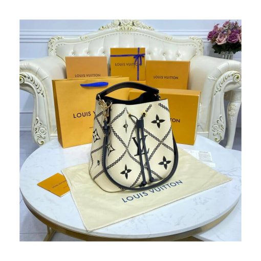 Louis Vuitton Neonoe MM M46023 Creme Beige/Black - Image 7