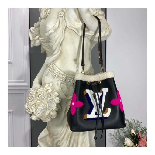 Louis Vuitton Neonoe MM M56963 In Leather and Shearling - Image 2