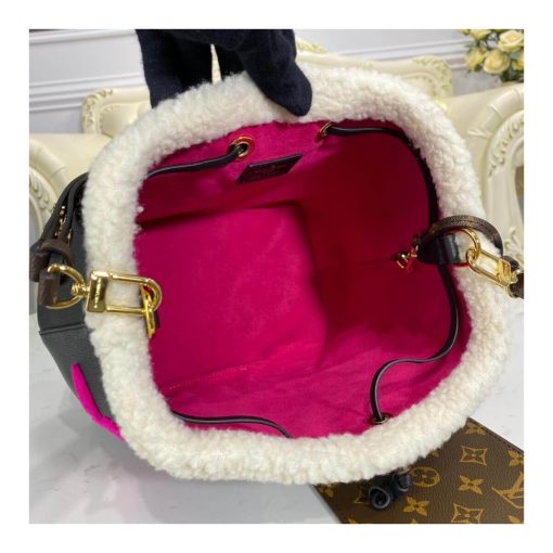 Louis Vuitton Neonoe MM M56963 In Leather and Shearling - Image 12