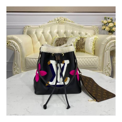Louis Vuitton Neonoe MM M56963 In Leather and Shearling - Image 3