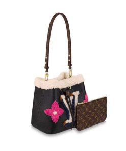 Louis Vuitton Neonoe MM M56963 In Leather and Shearling