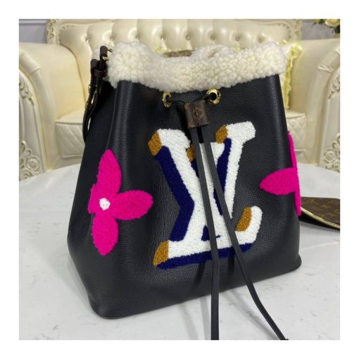 Louis Vuitton Neonoe MM M56963 In Leather and Shearling - Image 7