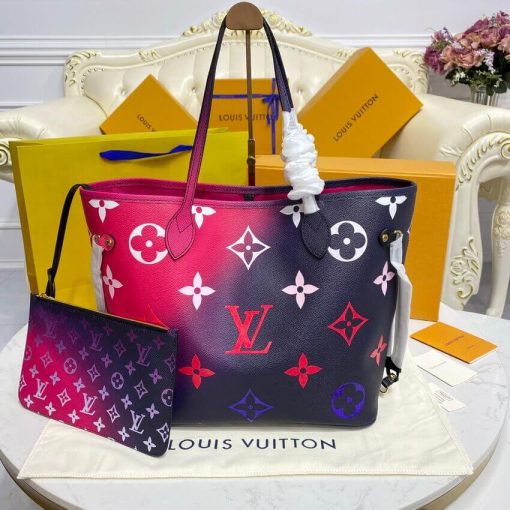 Louis Vuitton Neverfull MM M20511 Midnight Fuchsia - Image 3