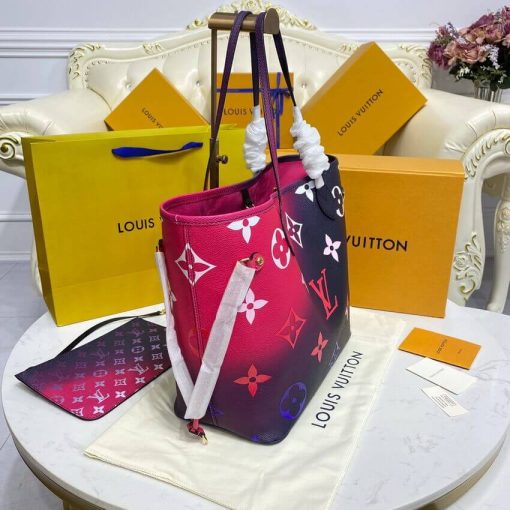 Louis Vuitton Neverfull MM M20511 Midnight Fuchsia - Image 4