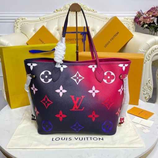 Louis Vuitton Neverfull MM M20511 Midnight Fuchsia - Image 5