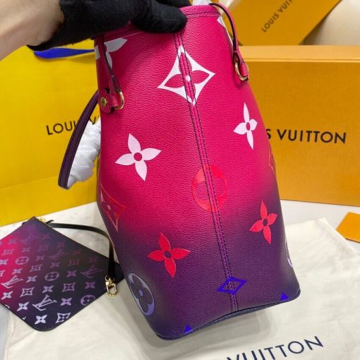 Louis Vuitton Neverfull MM M20511 Midnight Fuchsia - Image 9