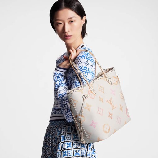 Louis Vuitton Neverfull MM M22978 M22979 M22980 Beige - Image 2