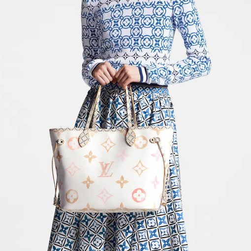 Louis Vuitton Neverfull MM M22978 M22979 M22980 Beige - Image 3