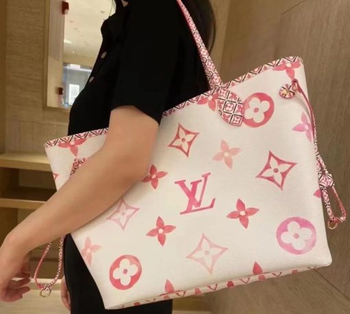 Louis Vuitton Neverfull MM M22978 M22979 M22980 Pink - Image 2