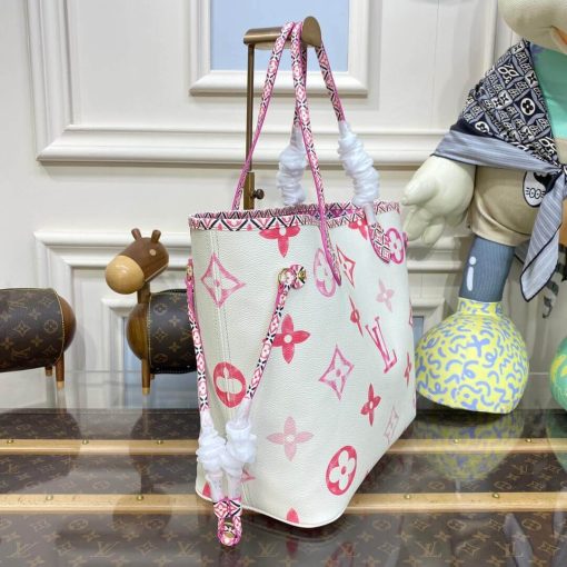 Louis Vuitton Neverfull MM M22978 M22979 M22980 Pink - Image 6