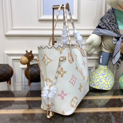 Louis Vuitton Neverfull MM M22978 M22979 M22980 Beige - Image 6