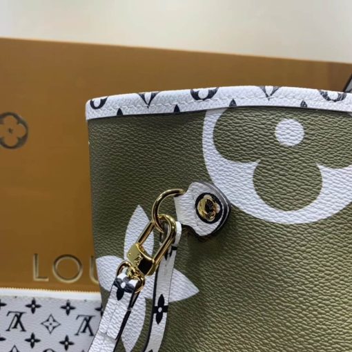 Louis Vuitton Neverfull MM M44567 M44568 M44588 Green - Image 3