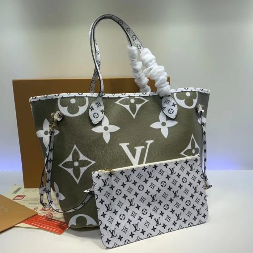 Louis Vuitton Neverfull MM M44567 M44568 M44588 Green - Image 7