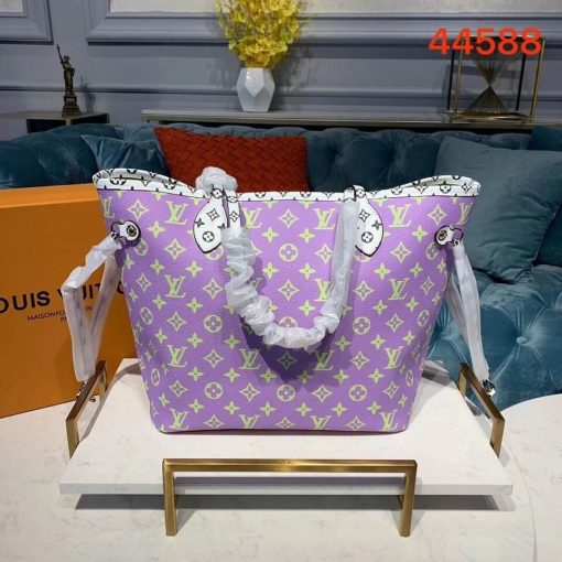 Louis Vuitton Neverfull MM M44567 M44568 M44588 Pink - Image 4