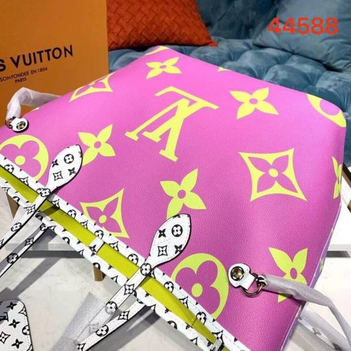 Louis Vuitton Neverfull MM M44567 M44568 M44588 Pink - Image 5