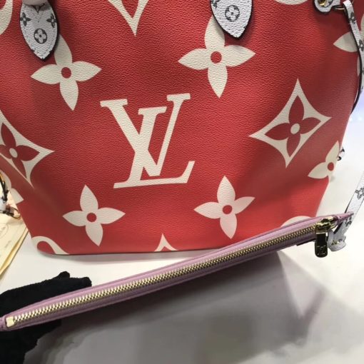 Louis Vuitton Neverfull MM M44567 M44568 M44588 Red - Image 5