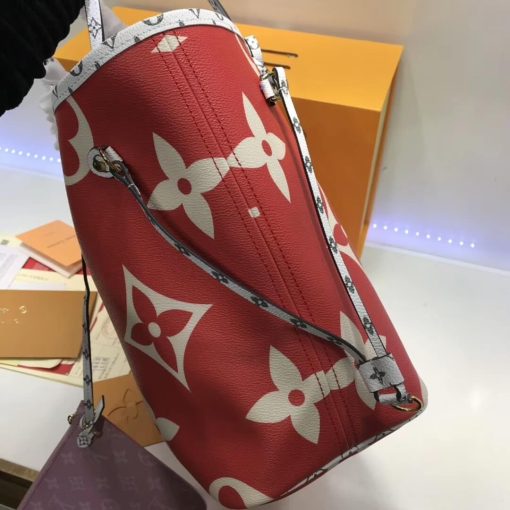 Louis Vuitton Neverfull MM M44567 M44568 M44588 Red - Image 6