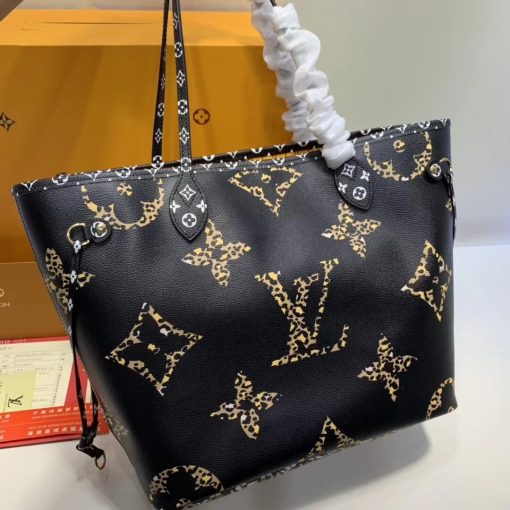 Louis Vuitton Neverfull MM M44676 M44716 Black - Image 3