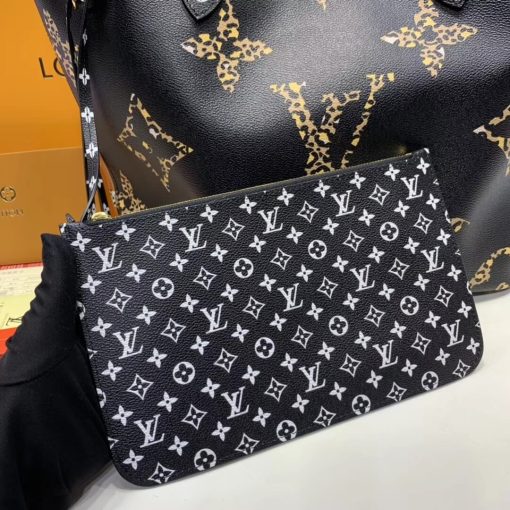 Louis Vuitton Neverfull MM M44676 M44716 Black - Image 7