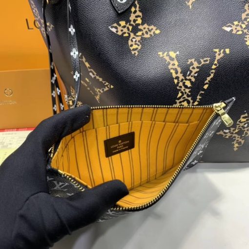 Louis Vuitton Neverfull MM M44676 M44716 Black - Image 8