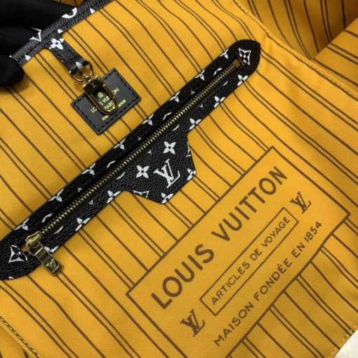 Louis Vuitton Neverfull MM M44676 M44716 Black - Image 10