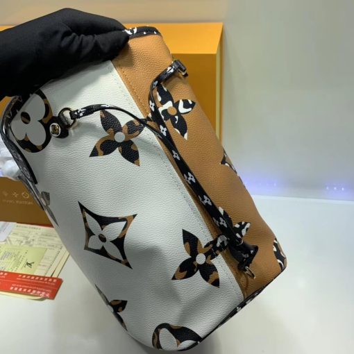 Louis Vuitton Neverfull MM M44676 M44716 White - Image 4