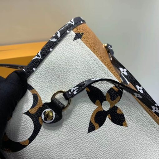 Louis Vuitton Neverfull MM M44676 M44716 White - Image 5
