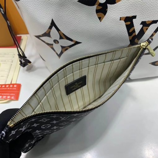 Louis Vuitton Neverfull MM M44676 M44716 White - Image 8