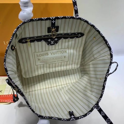 Louis Vuitton Neverfull MM M44676 M44716 White - Image 9