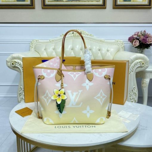 Louis Vuitton Neverfull MM M45678 M45679 M45680 Pink - Image 4