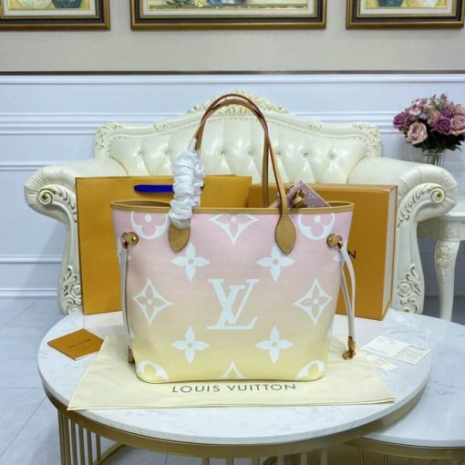 Louis Vuitton Neverfull MM M45678 M45679 M45680 Pink - Image 6