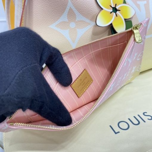 Louis Vuitton Neverfull MM M45678 M45679 M45680 Pink - Image 11