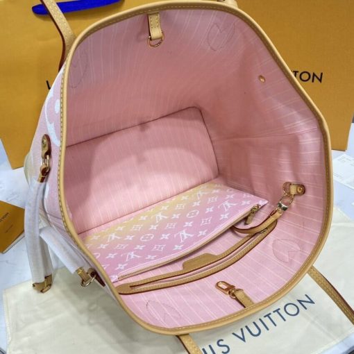 Louis Vuitton Neverfull MM M45678 M45679 M45680 Pink - Image 14