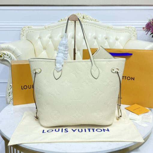 Louis Vuitton Neverfull MM M45684 M45685 M45686 Cream - Image 5
