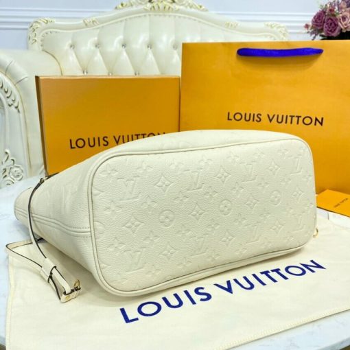 Louis Vuitton Neverfull MM M45684 M45685 M45686 Cream - Image 6