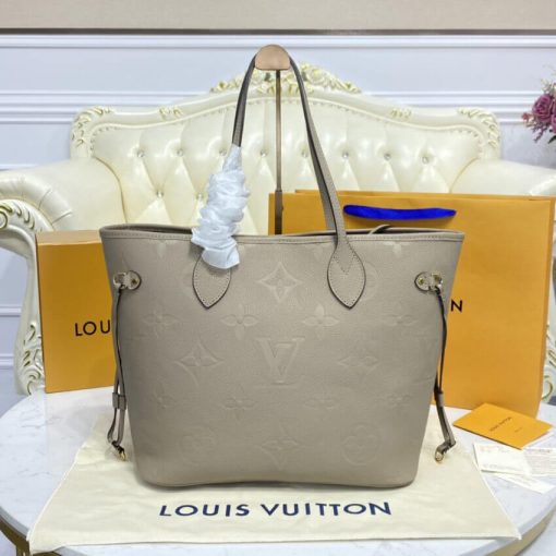 Louis Vuitton Neverfull MM M45684 M45685 M45686 Grey - Image 5