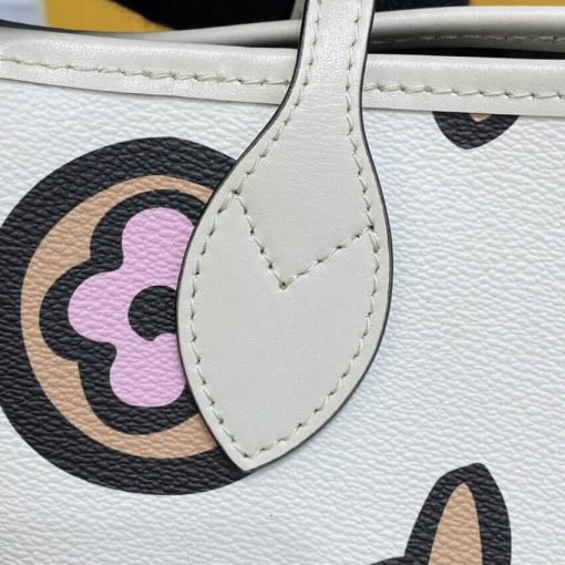 Louis Vuitton Neverfull MM M45818 M45819 Cream - Image 8