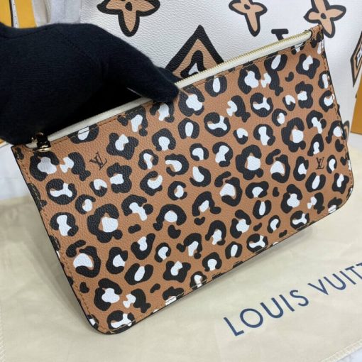 Louis Vuitton Neverfull MM M45818 M45819 Cream - Image 10