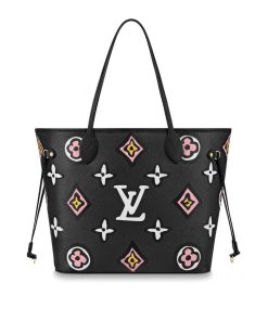 Louis Vuitton Neverfull MM M45818 M45819 Black