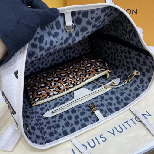 Louis Vuitton Neverfull MM M45818 M45819 Cream - Image 12