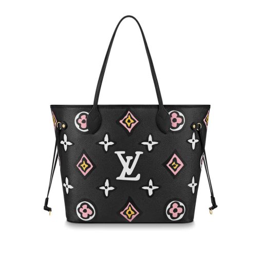 Louis Vuitton Neverfull MM M45818 M45819 Black