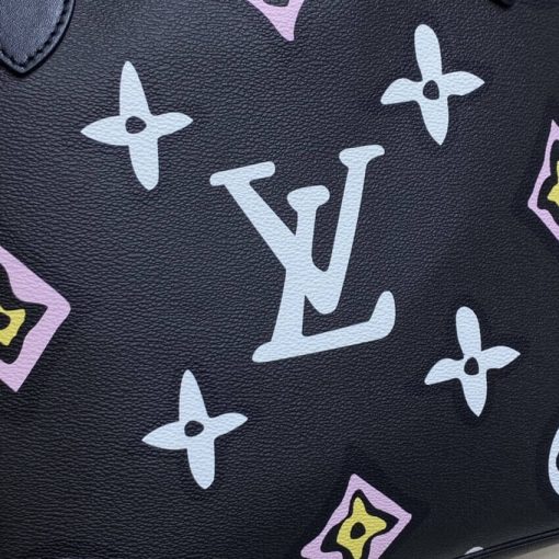 Louis Vuitton Neverfull MM M45818 M45819 Black - Image 8