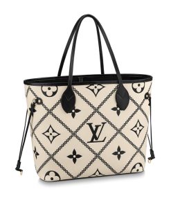 Louis Vuitton Neverfull MM M46039 M46040 Creme