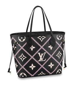Louis Vuitton Neverfull MM M46039 M46040 Black