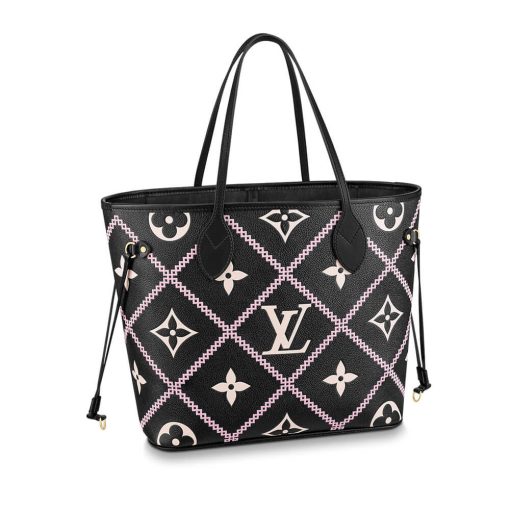 Louis Vuitton Neverfull MM M46039 M46040 Black