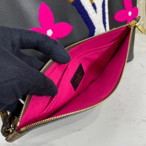 Louis Vuitton Neverfull MM M56960 In Leather and Shearling - Image 11