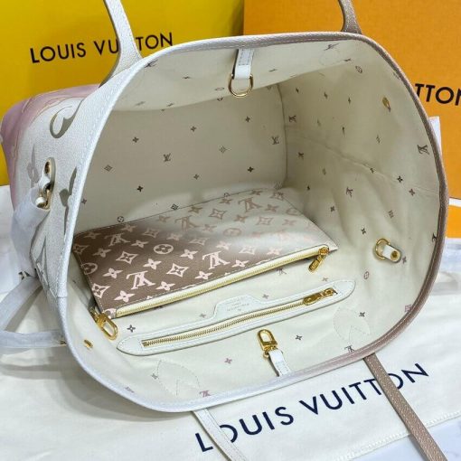 Louis Vuitton Neverfull MM M59859 Sunset Kaki - Image 13