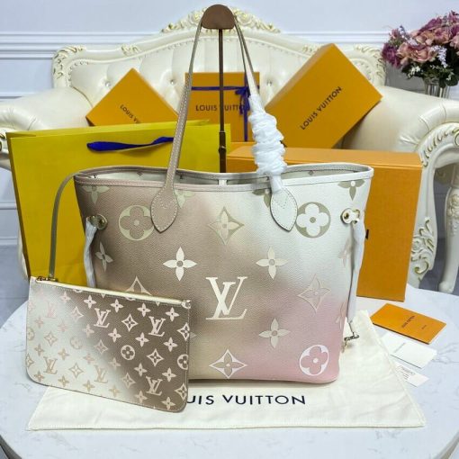 Louis Vuitton Neverfull MM M59859 Sunset Kaki - Image 6