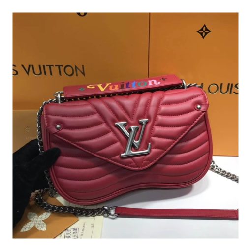 Louis Vuitton New Wave Chain Bag MM M51946 Red - Image 2