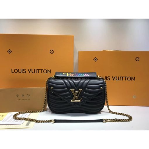 Louis Vuitton New Wave Chain Bag MM M51946 Black - Image 2
